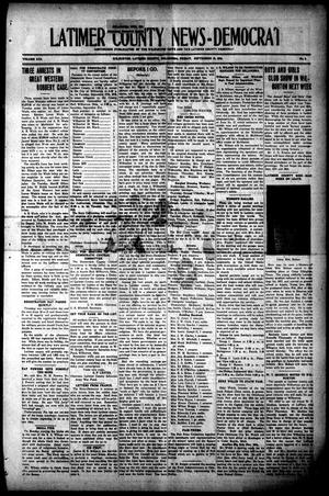 Primary view of object titled 'Latimer County News-Democrat (Wilburton, Okla.), Vol. 21, No. 2, Ed. 1 Friday, September 13, 1918'.