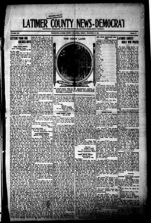 Latimer County News-Democrat (Wilburton, Okla.), Vol. 21, No. 16, Ed. 1 Friday, December 27, 1918