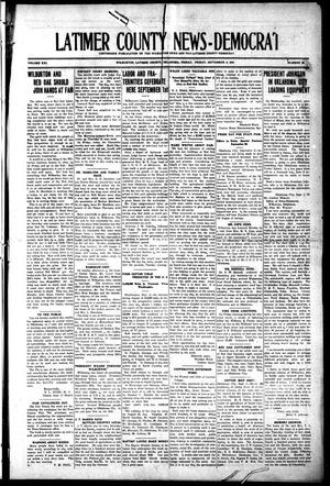 Latimer County News-Democrat (Wilburton, Okla.), Vol. 21, No. 50, Ed. 1 Friday, September 5, 1919