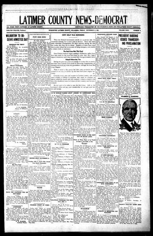 Latimer County News-Democrat (Wilburton, Okla.), Vol. 24, No. 8, Ed. 1 Friday, November 11, 1921