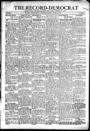 The Record-Democrat (Wagoner, Okla.), Vol. 30, No. 22, Ed. 1 Thursday, January 12, 1922