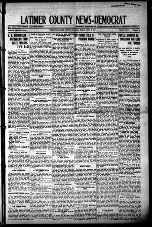 Latimer County News-Democrat (Wilburton, Okla.), Vol. 24, No. 31, Ed. 1 Friday, April 21, 1922