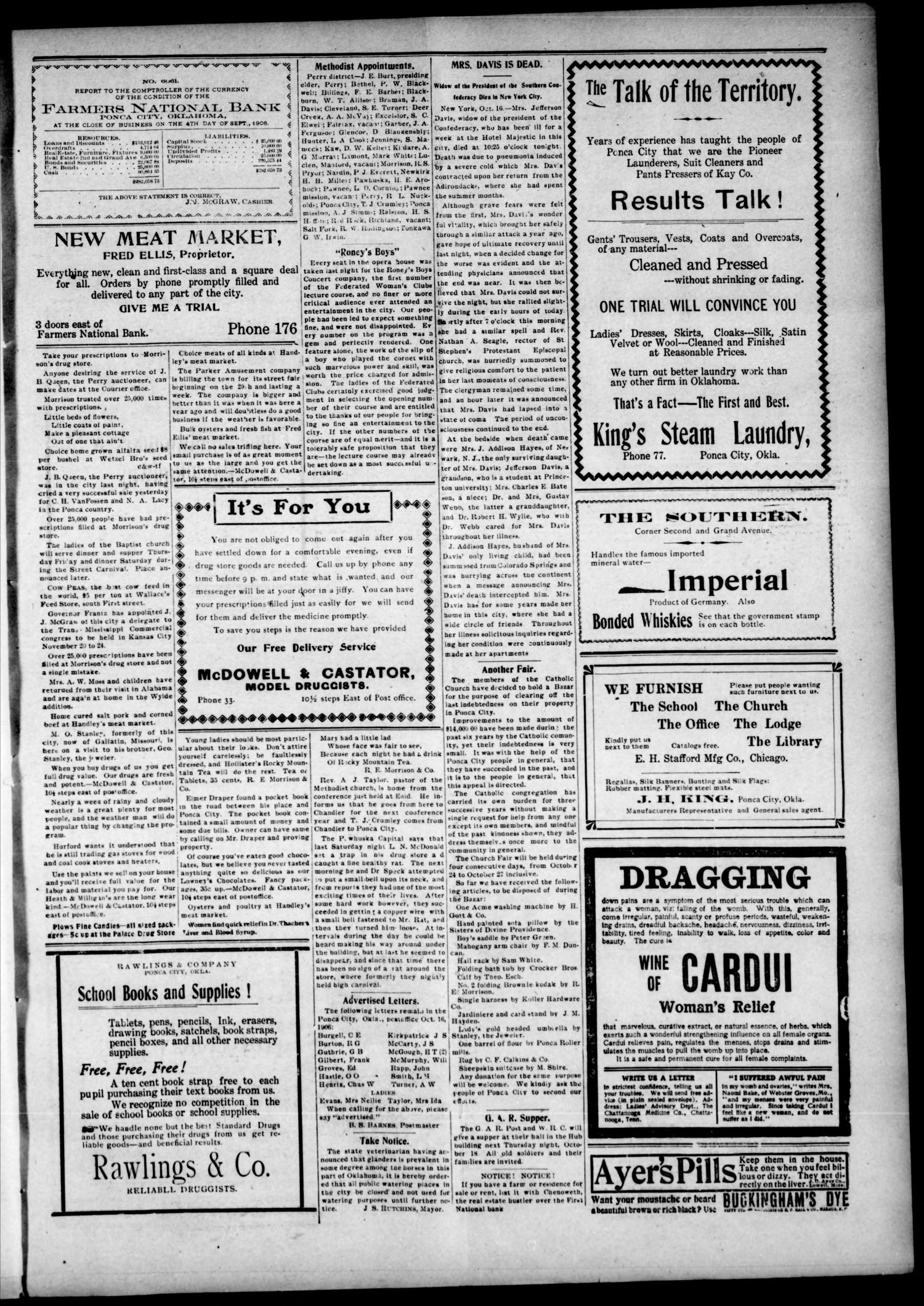 The Ponca City Daily Courier. (Ponca City, Okla.), Vol. 9, No. 311, Ed. 1 Wednesday, October 17, 1906
                                                
                                                    [Sequence #]: 3 of 4
                                                