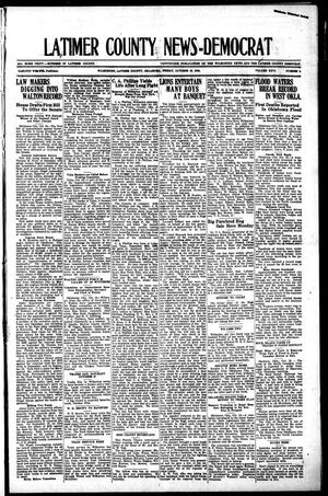 Latimer County News-Democrat (Wilburton, Okla.), Vol. 26, No. 9, Ed. 1 Friday, October 19, 1923