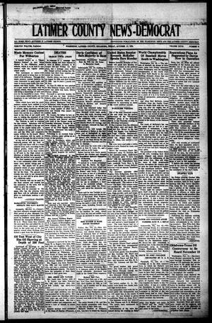 Latimer County News-Democrat (Wilburton, Okla.), Vol. 27, No. 9, Ed. 1 Friday, October 17, 1924