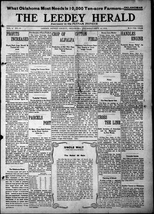 The Leedy Herald (Leedy, Okla.), Vol. 8, No. 30, Ed. 1 Thursday, September 12, 1912