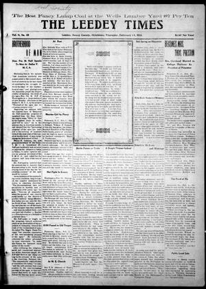 The Leedy Times (Leedy, Okla.), Vol. 9, No. 35, Ed. 1 Thursday, February 13, 1913