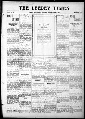 The Leedy Times (Leedy, Okla.), Vol. 9, No. 52, Ed. 1 Thursday, June 12, 1913