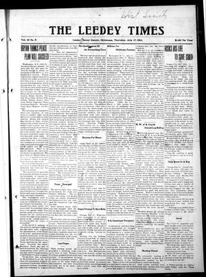 The Leedy Times (Leedy, Okla.), Vol. 10, No. 5, Ed. 1 Thursday, July 17, 1913