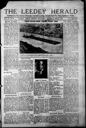 The Leedy Herald (Leedy, Okla.), Vol. 10, No. 13, Ed. 1 Thursday, May 14, 1914