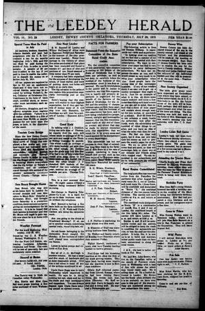 The Leedy Herald (Leedy, Okla.), Vol. 11, No. 23, Ed. 1 Thursday, July 29, 1915