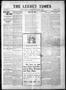 Thumbnail image of item number 1 in: 'The Leedy Times (Leedy, Okla.), Vol. 12, No. 11, Ed. 1 Thursday, September 2, 1915'.