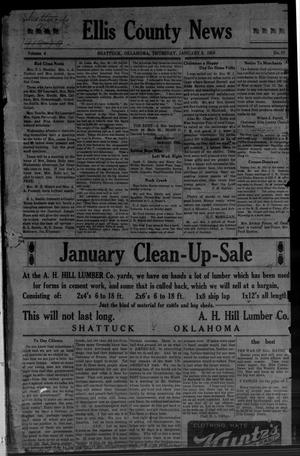 Ellis County News (Shattuck, Okla.), Vol. 4, No. 37, Ed. 1 Thursday, January 3, 1918