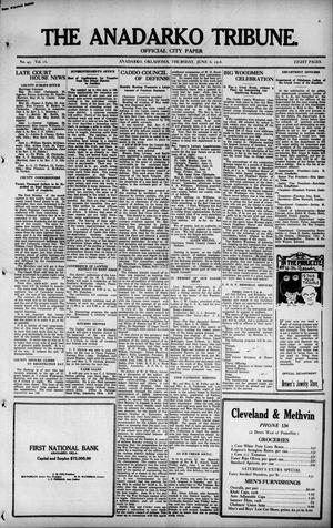 The Anadarko Tribune. (Anadarko, Okla.), Vol. 16, No. 45, Ed. 1 Thursday, June 6, 1918