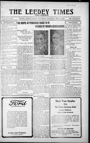 The Leedy Times And Herald (Leedy, Okla.), Vol. 15, No. 44, Ed. 1 Thursday, May 15, 1919