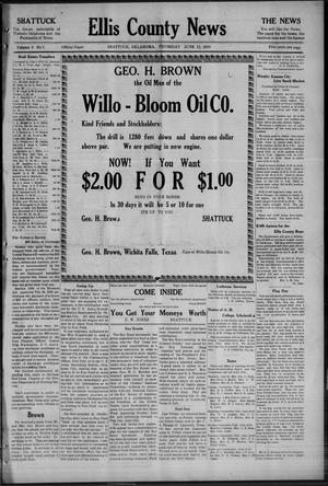 Ellis County News (Shattuck, Okla.), Vol. 6, No. 7, Ed. 1 Thursday, June 12, 1919