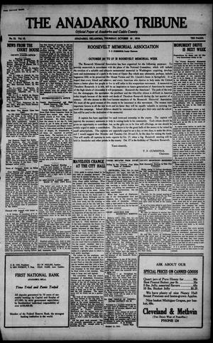 The Anadarko Tribune (Anadarko, Okla.), Vol. 18, No. 12, Ed. 1 Thursday, October 16, 1919