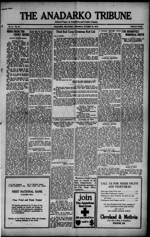 The Anadarko Tribune (Anadarko, Okla.), Vol. 18, No. 14, Ed. 1 Thursday, October 30, 1919
