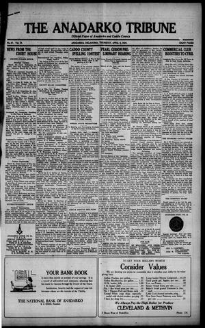 The Anadarko Tribune (Anadarko, Okla.), Vol. 18, No. 37, Ed. 1 Thursday, April 8, 1920