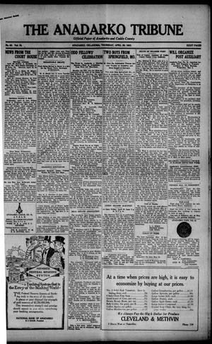 The Anadarko Tribune (Anadarko, Okla.), Vol. 18, No. 40, Ed. 1 Thursday, April 29, 1920