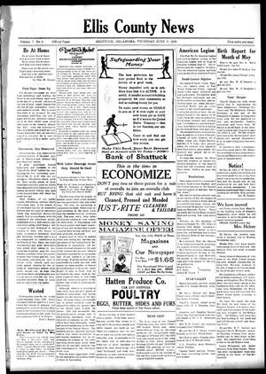Ellis County News (Shattuck, Okla.), Vol. 7, No. 5, Ed. 1 Thursday, June 3, 1920