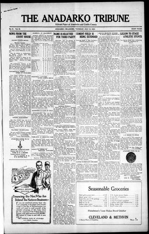 The Anadarko Tribune (Anadarko, Okla.), Vol. 18, No. 51, Ed. 1 Thursday, July 15, 1920