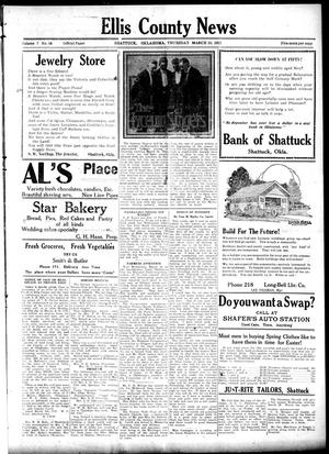 Ellis County News (Shattuck, Okla.), Vol. 7, No. 48, Ed. 1 Thursday, March 10, 1921