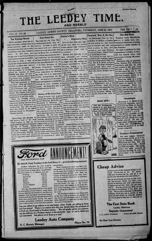 The Leedy Times And Herald (Leedy, Okla.), Vol. 17, No. 52, Ed. 1 Thursday, June 30, 1921