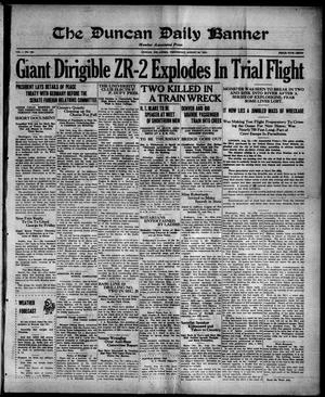 The Duncan Daily Banner (Duncan, Okla.), Vol. 1, No. 158, Ed. 1 Wednesday, August 24, 1921