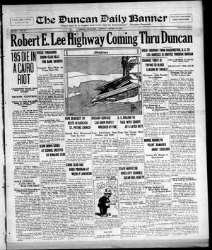 The Duncan Daily Banner (Duncan, Okla.), Vol. 1, No. 312, Ed. 1 Thursday, January 26, 1922