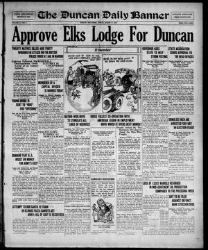 The Duncan Daily Banner (Duncan, Okla.), Vol. 11, No. 4, Ed. 1 Friday, March 17, 1922