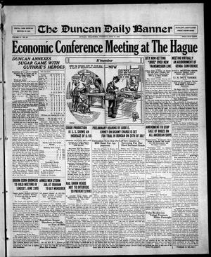 The Duncan Daily Banner (Duncan, Okla.), Vol. 11, No. 82, Ed. 1 Thursday, June 15, 1922