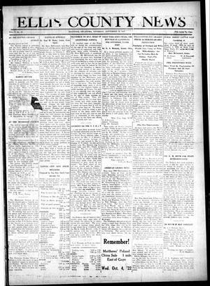 Ellis County News (Shattuck, Okla.), Vol. 8, No. 48, Ed. 1 Thursday, September 28, 1922