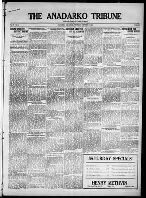 The Anadarko Tribune (Anadarko, Okla.), Vol. 21, No. 10, Ed. 1 Thursday, October 5, 1922