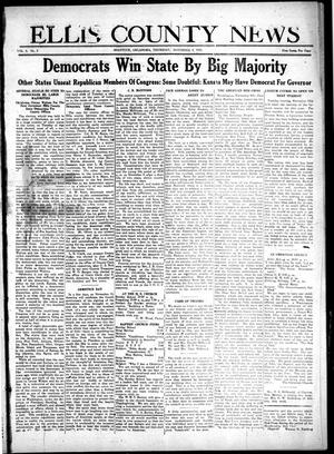 Ellis County News (Shattuck, Okla.), Vol. 9, No. 2, Ed. 1 Thursday, November 9, 1922
