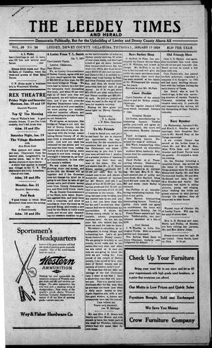 The Leedy Times And Herald (Leedy, Okla.), Vol. 20, No. 28, Ed. 1 Thursday, January 17, 1924
