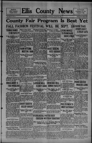 Ellis County News (Shattuck, Okla.), Vol. 16, No. 44, Ed. 1 Thursday, August 28, 1930