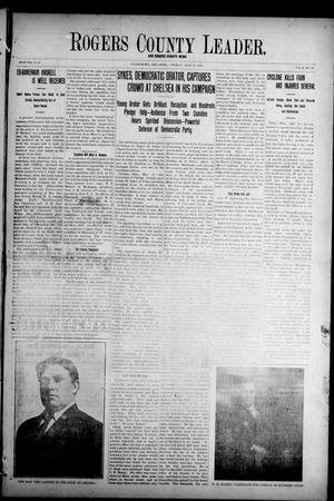 Primary view of object titled 'Rogers County Leader. And Rogers County News (Claremore, Okla.), Vol. 4, No. 13, Ed. 1 Friday, May 31, 1912'.
