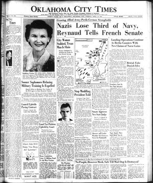 Oklahoma City Times (Oklahoma City, Okla.), Vol. 50, No. 281, Ed. 1 Tuesday, April 16, 1940