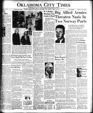 Oklahoma City Times (Oklahoma City, Okla.), Vol. 50, No. 286, Ed. 1 Monday, April 22, 1940