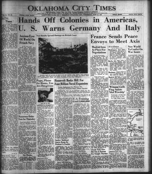 Oklahoma City Times (Oklahoma City, Okla.), Vol. 51, No. 24, Ed. 1 Wednesday, June 19, 1940