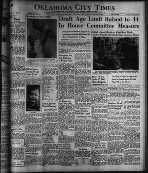 Oklahoma City Times (Oklahoma City, Okla.), Vol. 51, No. 85, Ed. 1 Thursday, August 29, 1940