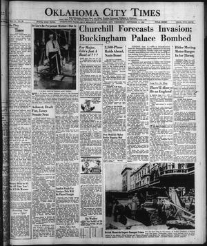 Oklahoma City Times (Oklahoma City, Okla.), Vol. 51, No. 96, Ed. 1 Wednesday, September 11, 1940