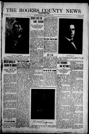 The Rogers County News. And Rogers County Leader (Claremore, Okla.), Vol. 5, No. 15, Ed. 1 Friday, June 13, 1913