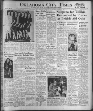 Oklahoma City Times (Oklahoma City, Okla.), Vol. 51, No. 207, Ed. 1 Saturday, January 18, 1941