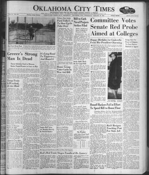 Oklahoma City Times (Oklahoma City, Okla.), Vol. 51, No. 216, Ed. 1 Wednesday, January 29, 1941