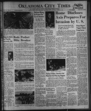 Primary view of object titled 'Oklahoma City Times (Oklahoma City, Okla.), Vol. 52, No. 87, Ed. 1 Saturday, August 30, 1941'.