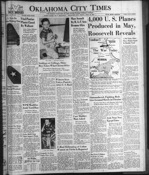 Primary view of object titled 'Oklahoma City Times (Oklahoma City, Okla.), Vol. 53, No. 30, Ed. 1 Friday, June 26, 1942'.