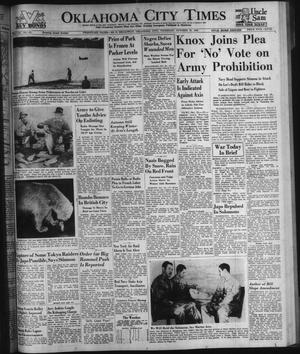 Oklahoma City Times (Oklahoma City, Okla.), Vol. 53, No. 131, Ed. 1 Thursday, October 22, 1942