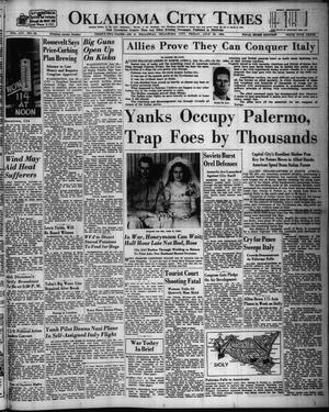 Primary view of object titled 'Oklahoma City Times (Oklahoma City, Okla.), Vol. 54, No. 54, Ed. 1 Friday, July 23, 1943'.